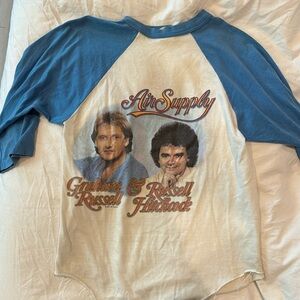 Vintage air supple baseball tee